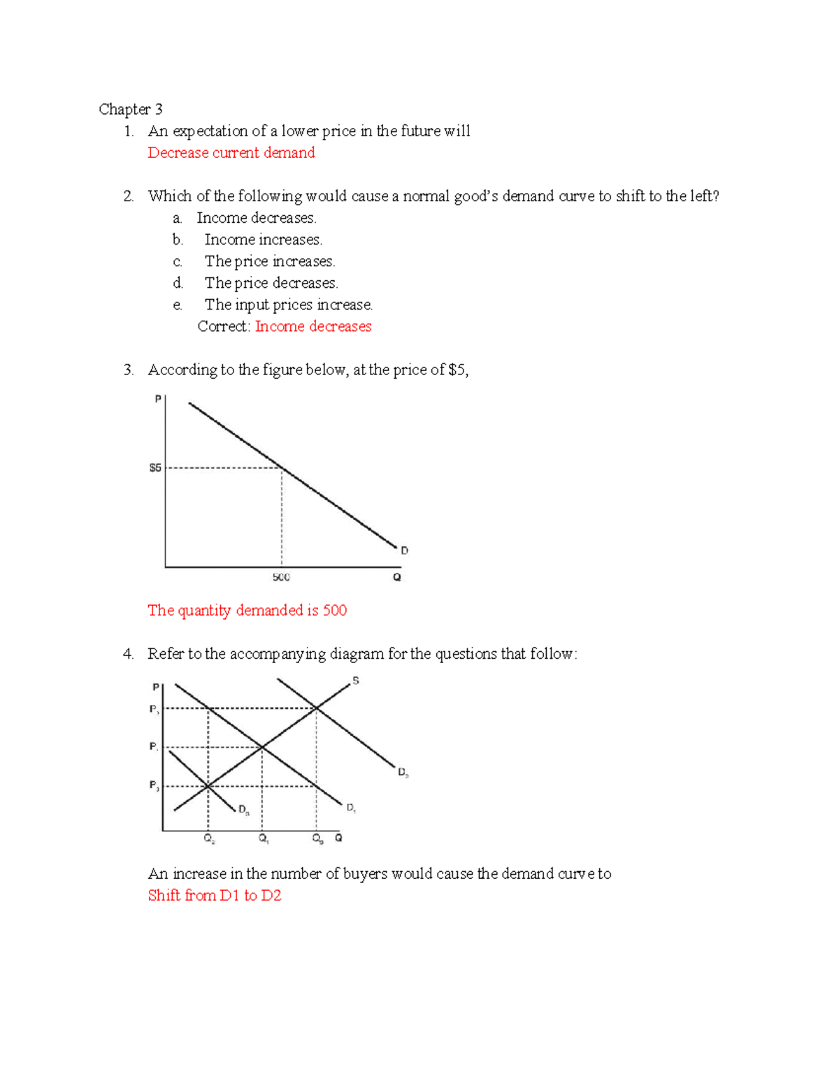 ECON SG 3 - ECON 201 Study Guide: Key Concepts from Chapter 3 - Studocu