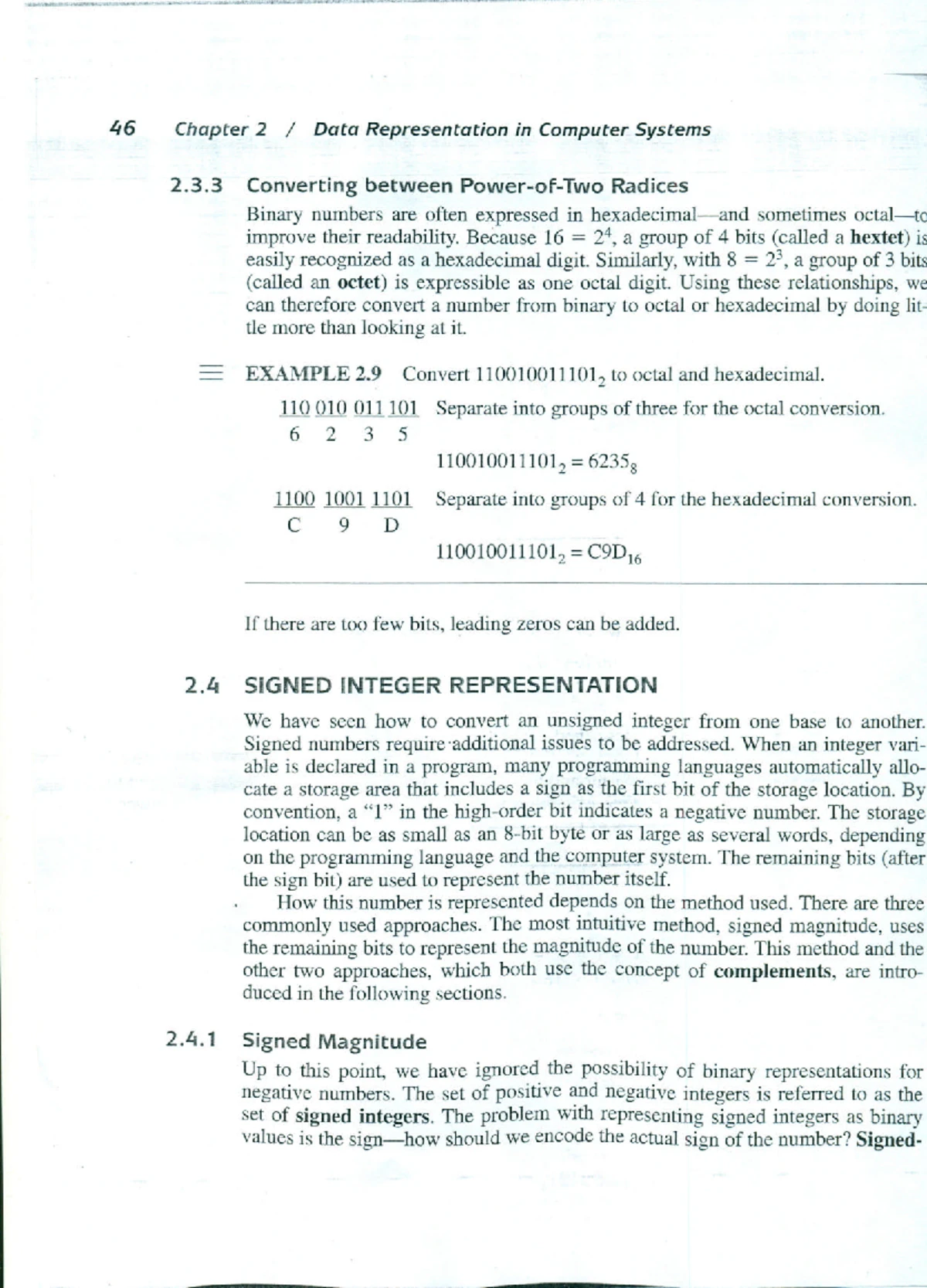 Chapter 2.5: Representation of Numbers and Error Propagation in ...