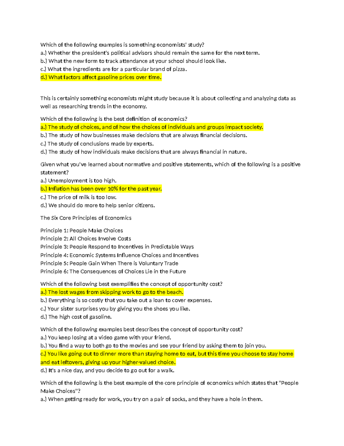 Microeconomics Unit 1 Challenge: Key Concepts & Principles Explained ...