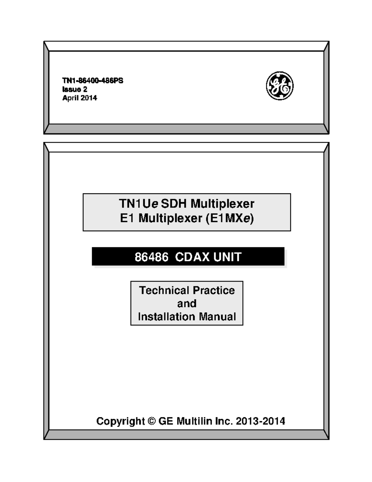 TN1Ue 86486 CDAX Unit Technical Practice & Installation Manual - Studocu