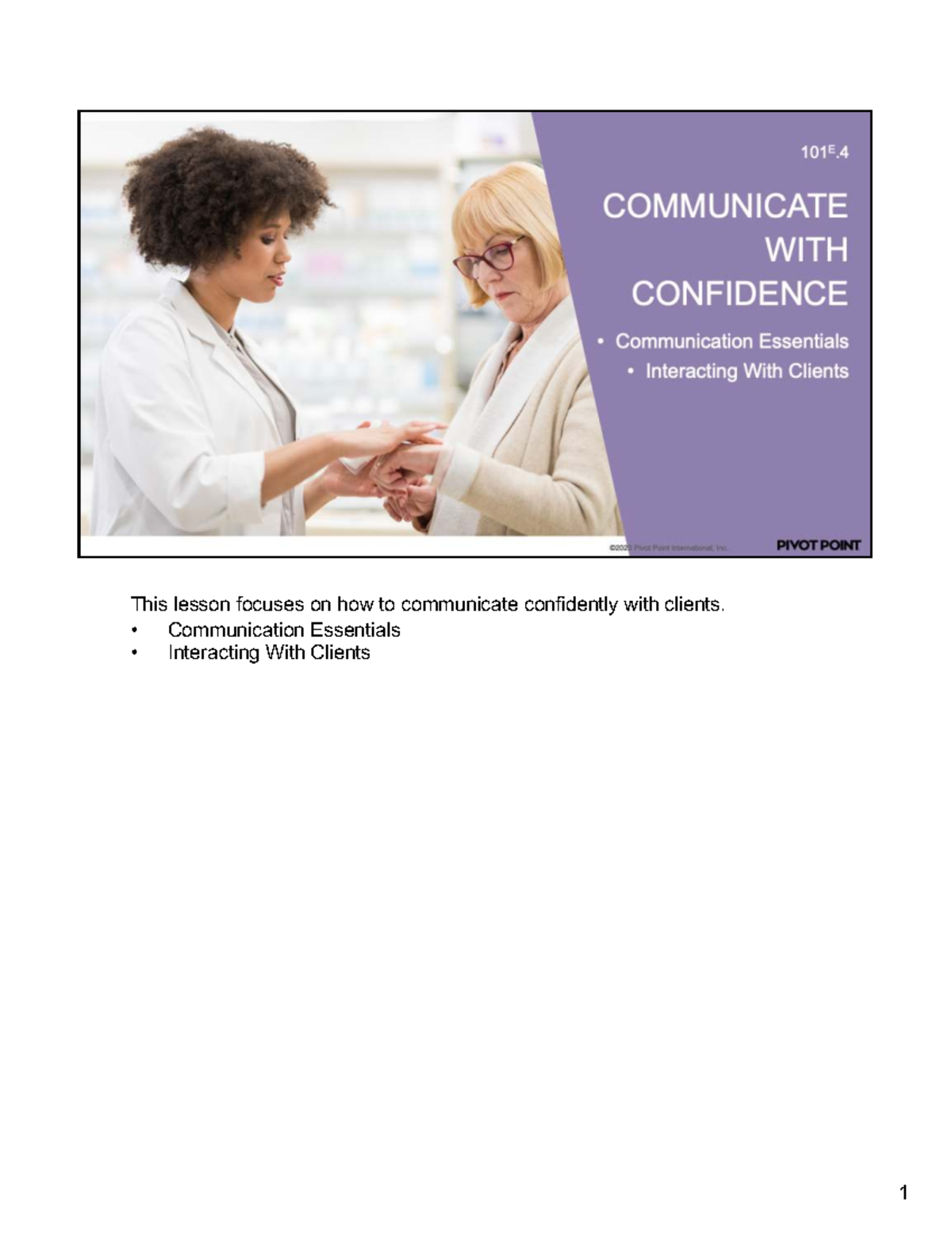 Communication essentials for estheticians: Client interaction tips 101E ...