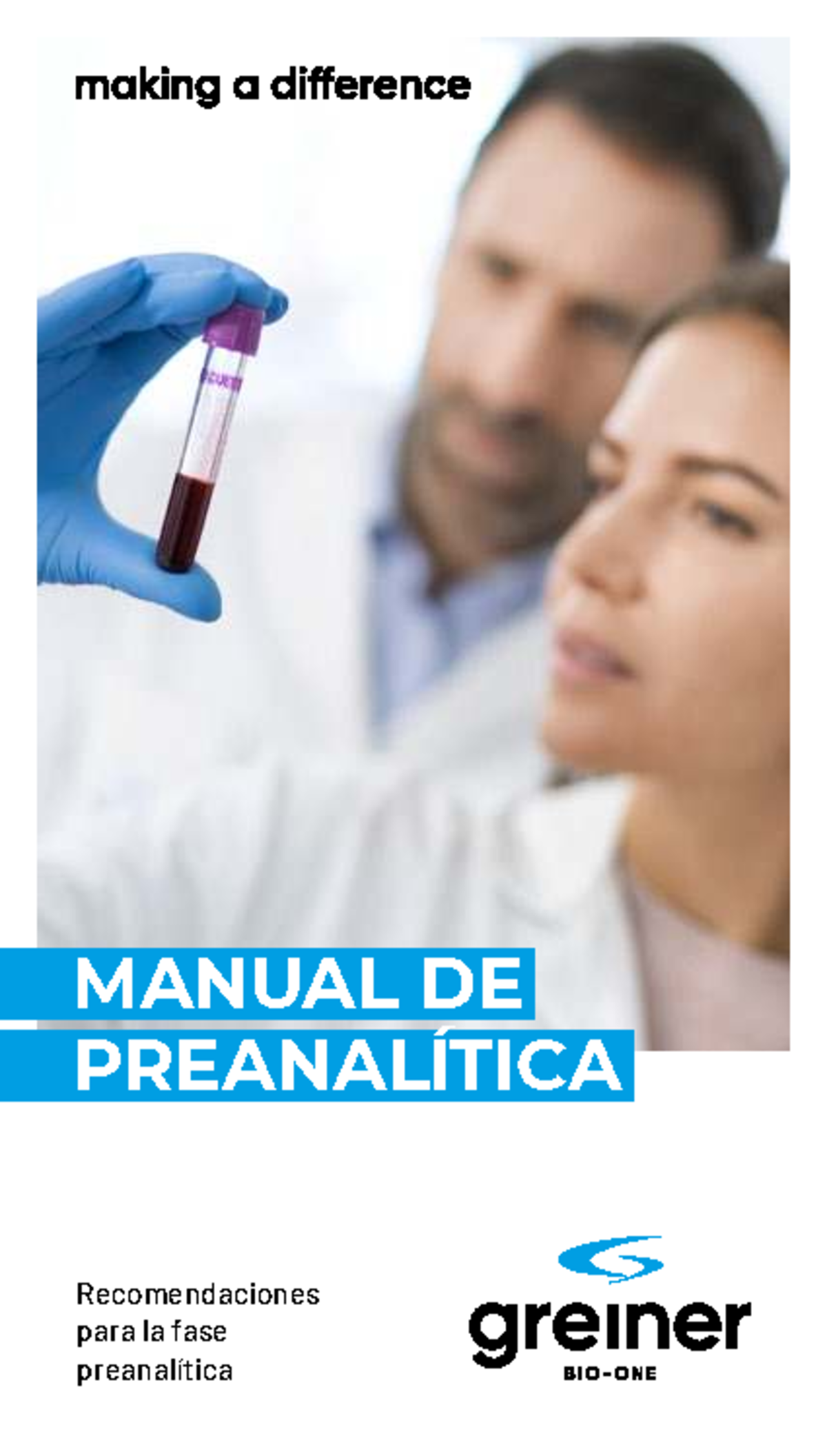 Manual de Preanalítica: Recomendaciones y Errores Comunes - Studocu