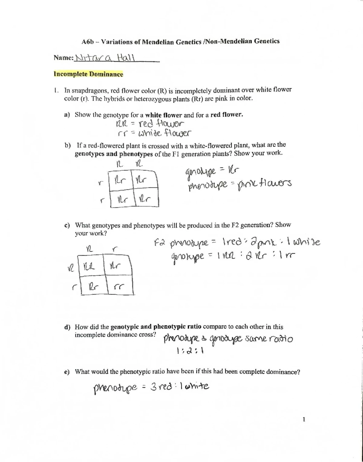 Final Exam Study Guide - CS101: Mendelian Genetics Overview - Studocu