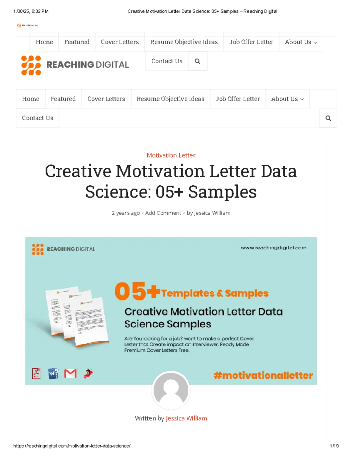 ML 5 DS - Stat - Motivation Letter Creative Motivation Letter Data ...