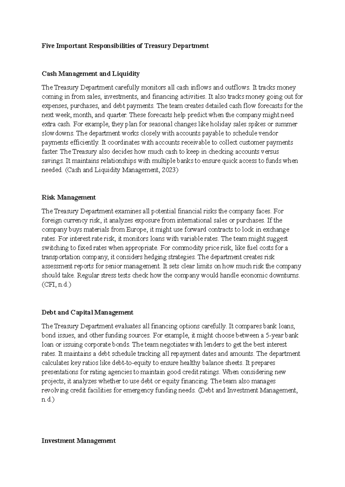 Financial Management CW: Investment Decisions & Risk Analysis - Studocu