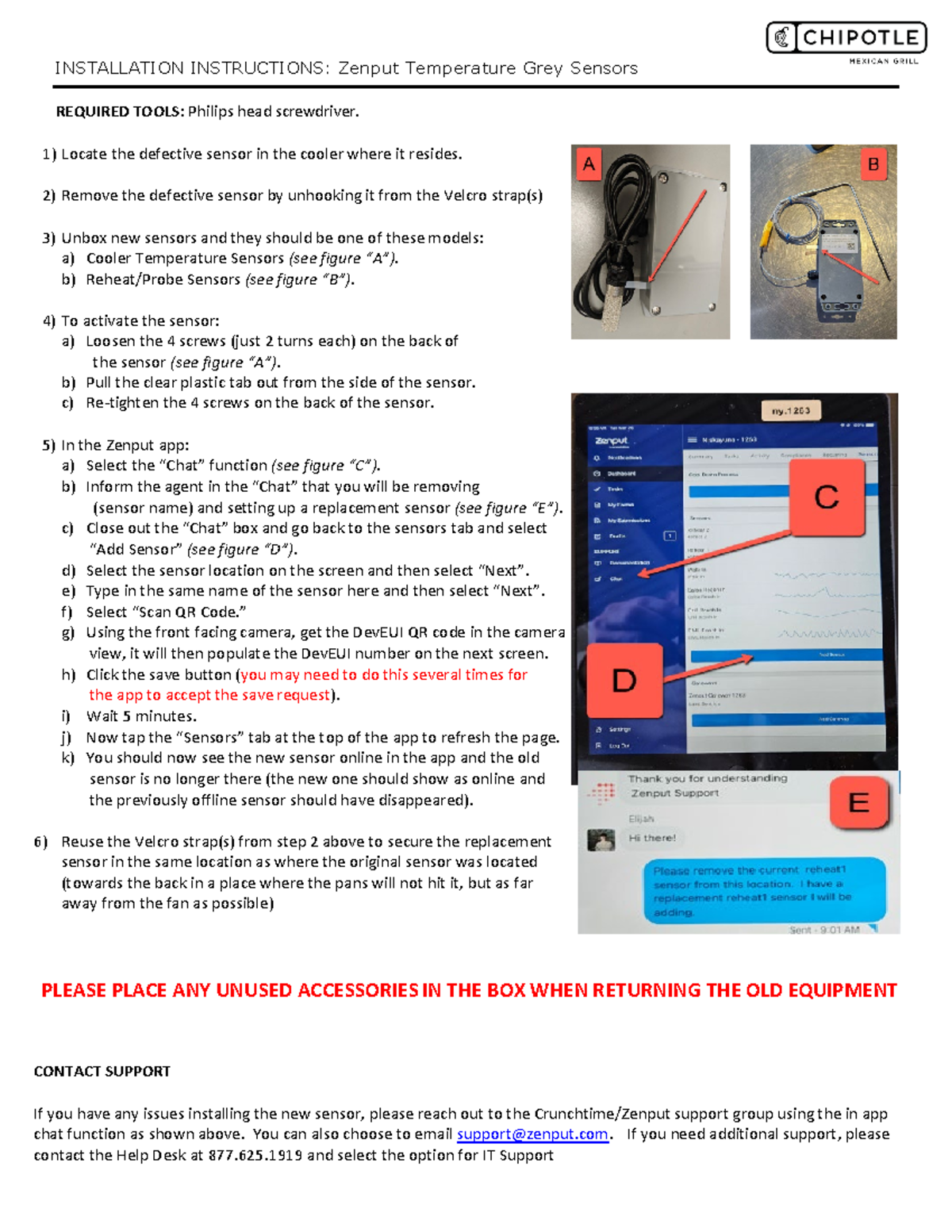 2024 Installation Instructions for Grey Reheat & Cooler Sensors - Studocu