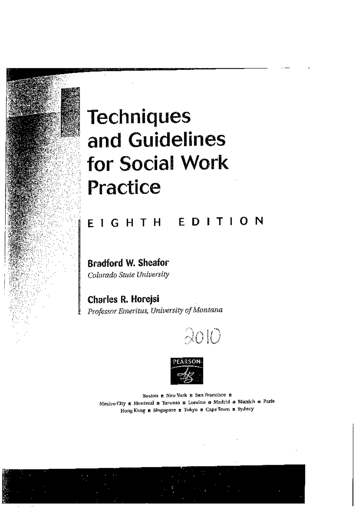 Midterm Exam Study Notes for Social Work Practice (CODE: 101) - Studocu