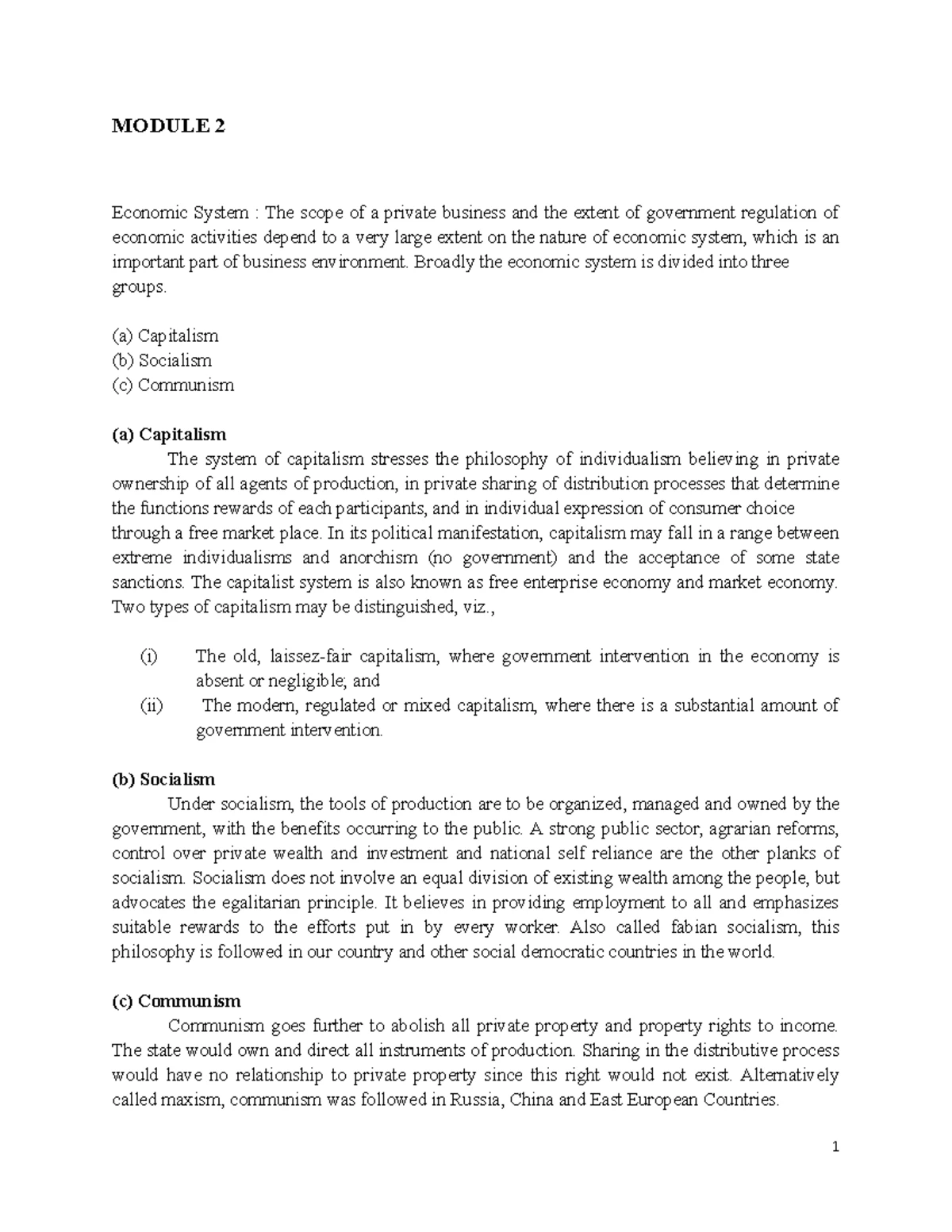 Business Environment - Study well - BUSINESS ENVIRONMENT CHAPTER 2 ...
