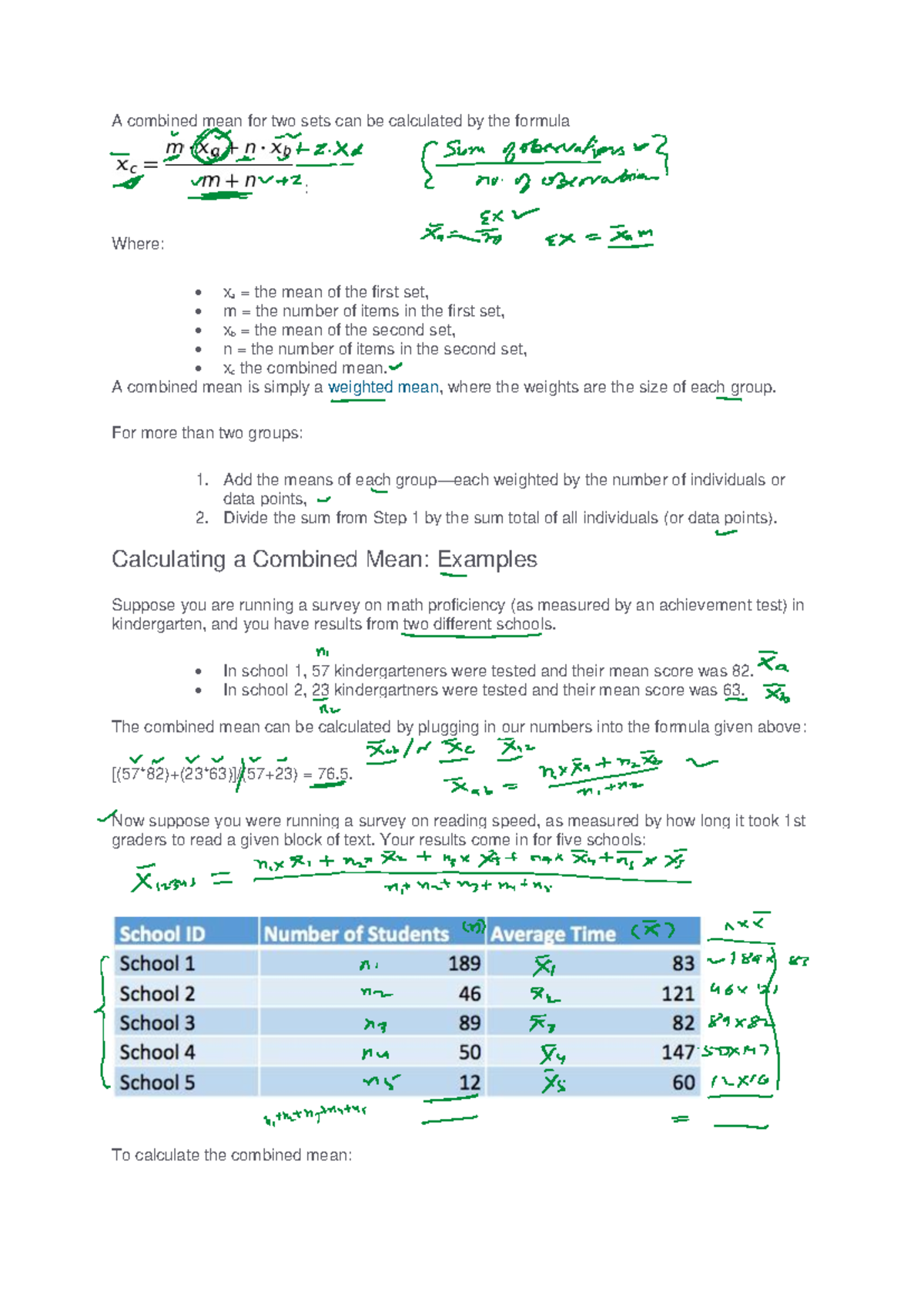 GM HM - Combined Mean and Geometric Mean Overview by Dr. Atul - Studocu