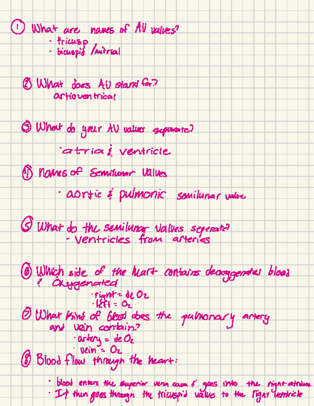 AU Heart Values Study Guide: Key Questions and Answers - Studocu