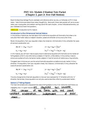 Module 00 Student Note Packet- Chapter 1- Introduction - Name