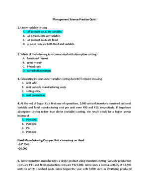 Cost Concepts in MAS_LEC - COST BEHAVIOR AND COST ESTIMATION LECTURE ...