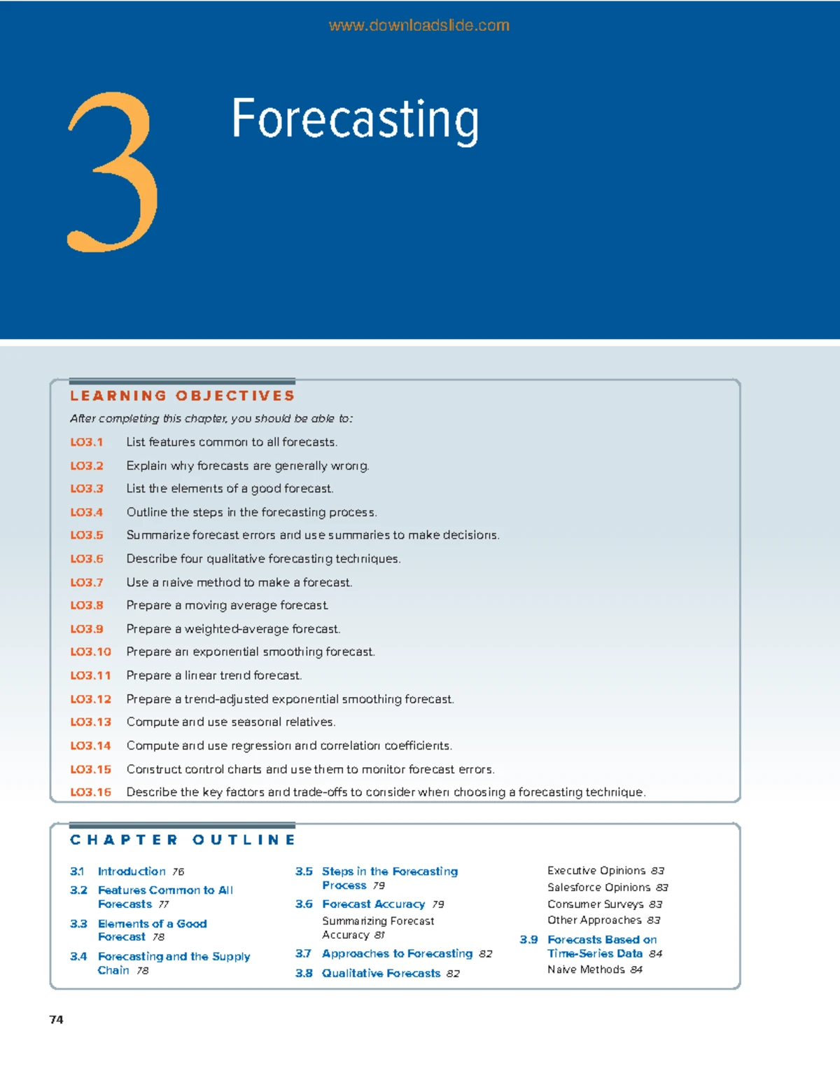 Operations Management M4 Study Guide - Studocu