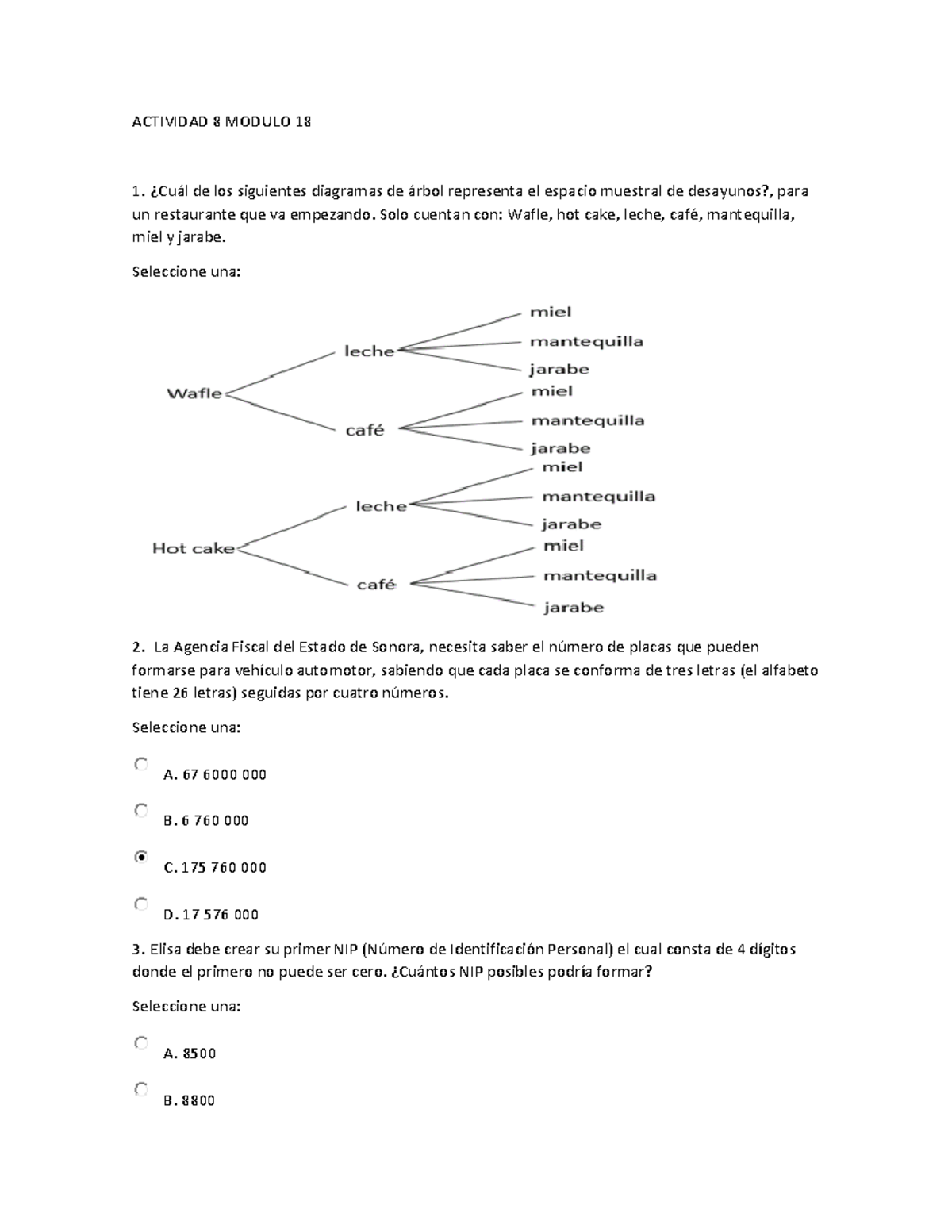 Actividad 8 - Módulo 18: Problemas de Combinatoria y Permutaciones ...