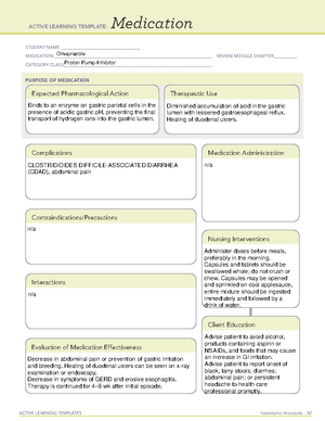 Atherosclerosis - ATI Template - ACTIVE LEARNING TEMPLATES THERAPEUTIC ...
