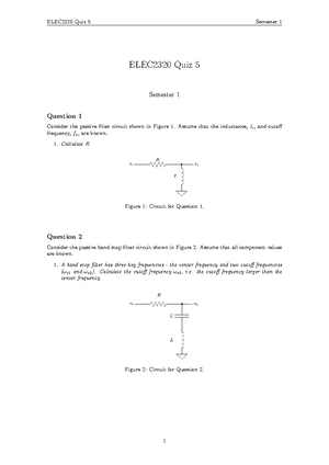 Tutorial+Week+7 - Tutorial solutions - 48520 Electronics & Circuits ...