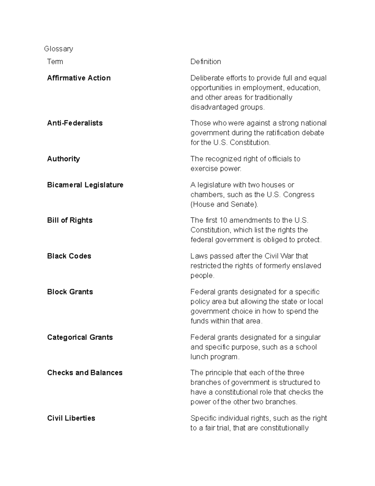 GOVT 2305: Comprehensive Study Guide on Federalism & Civil Rights - Studocu
