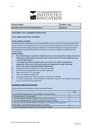 INER7411: Introduction to Education Research - Qualitative Study ...