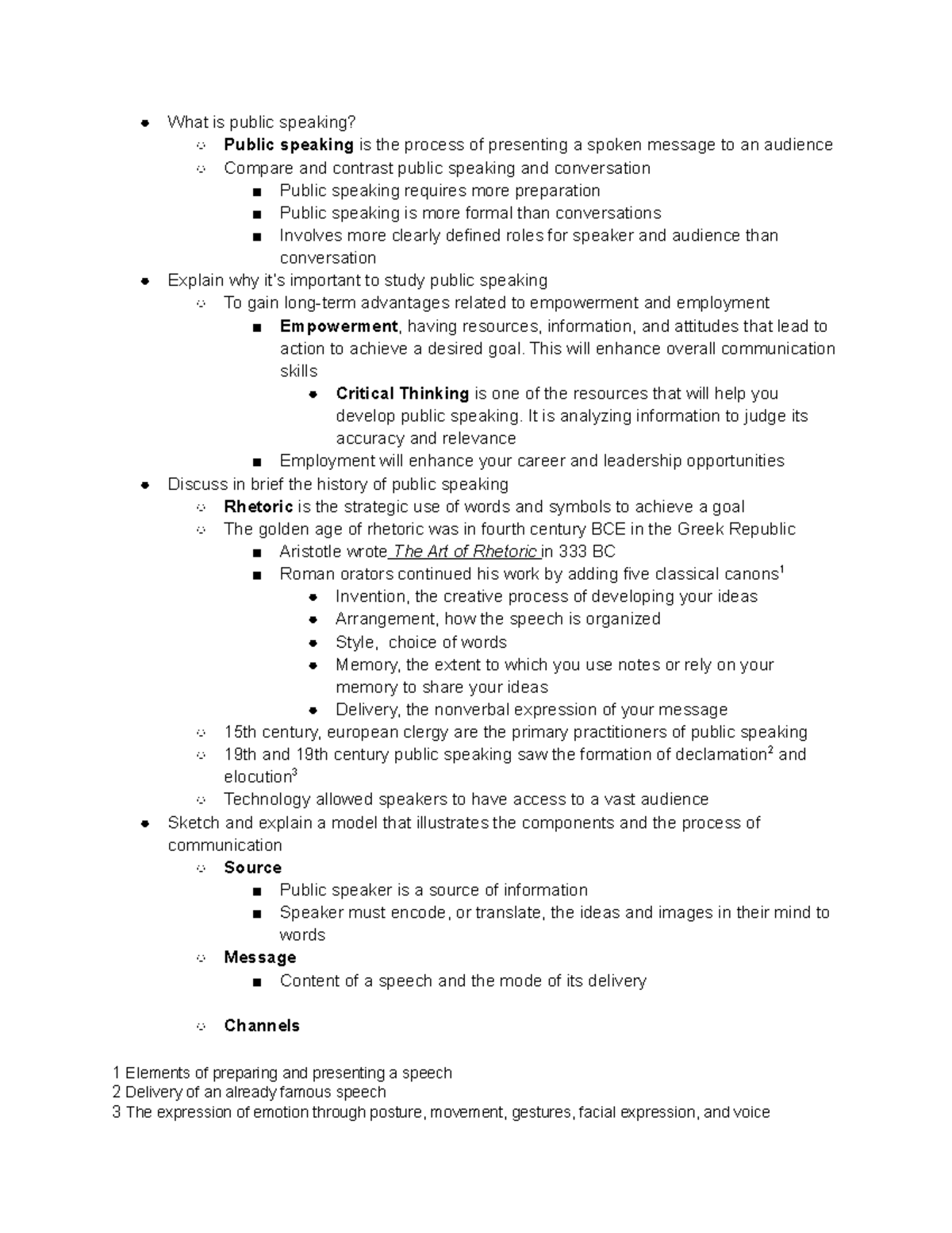 Chp. 1 - Essentials of Public Speaking and Communication Skills - Studocu