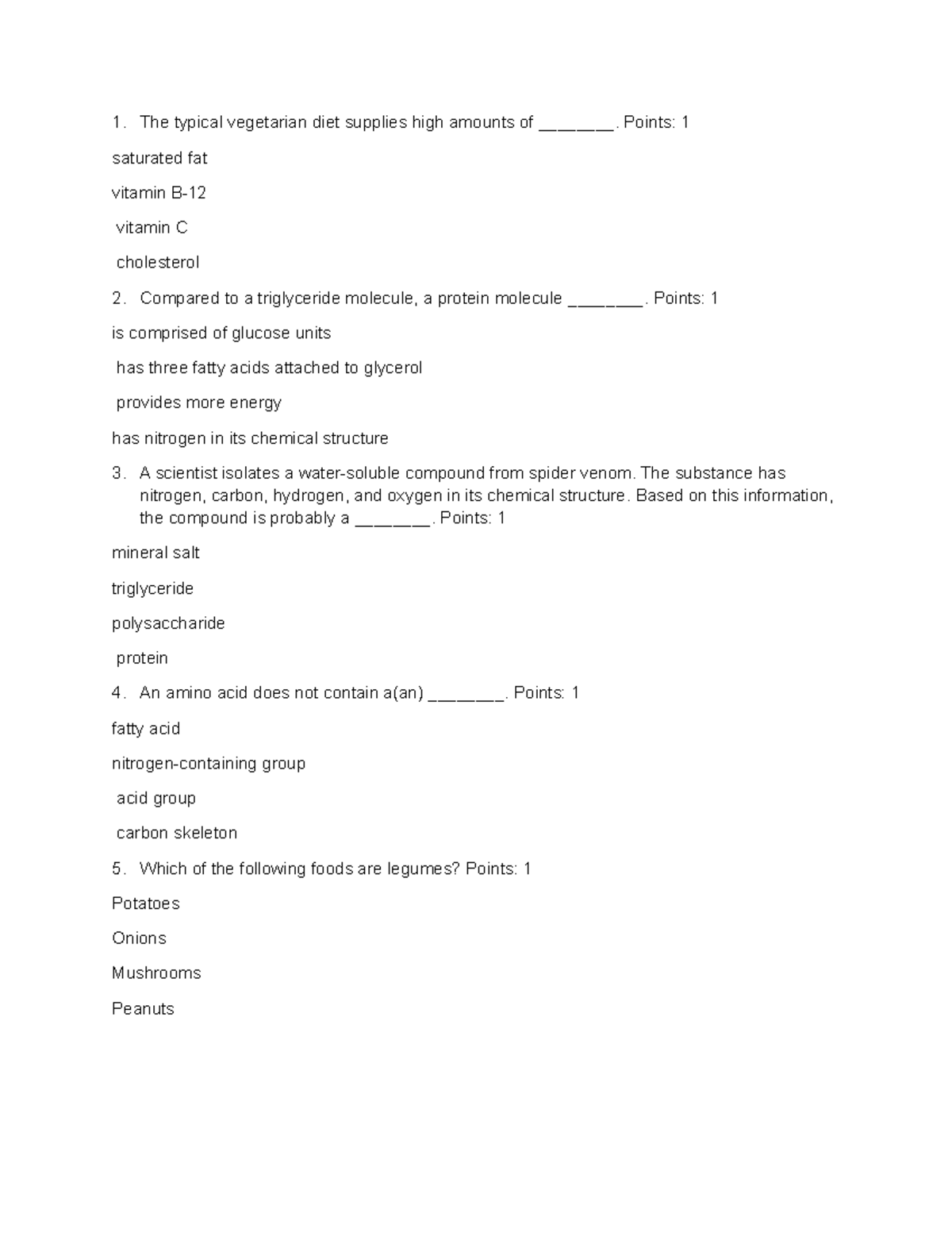 Biol 101 Midterm Exam Study Questions and Answers - Studocu