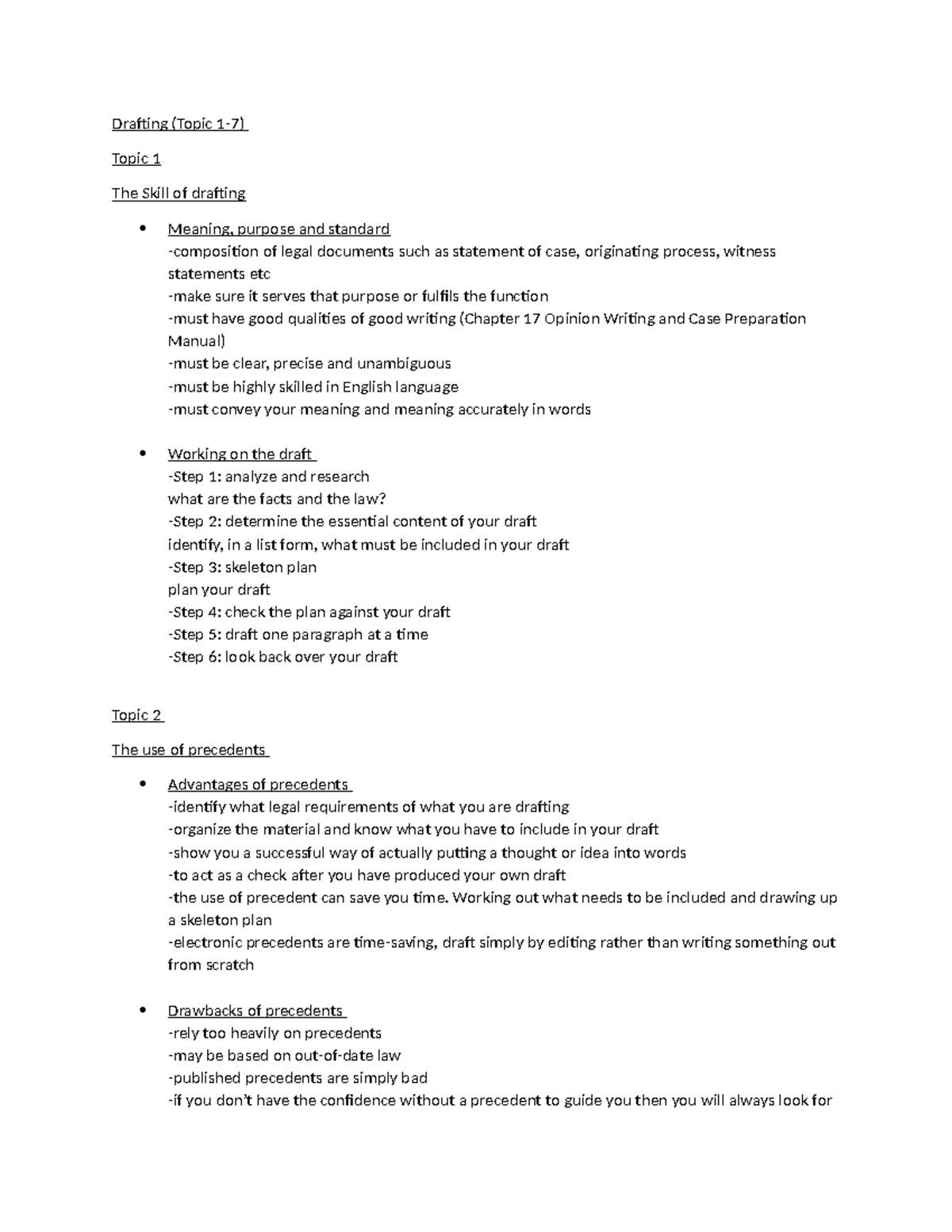 Drafting Notes: Legal Document Skills, Precedents, and Plain Language ...
