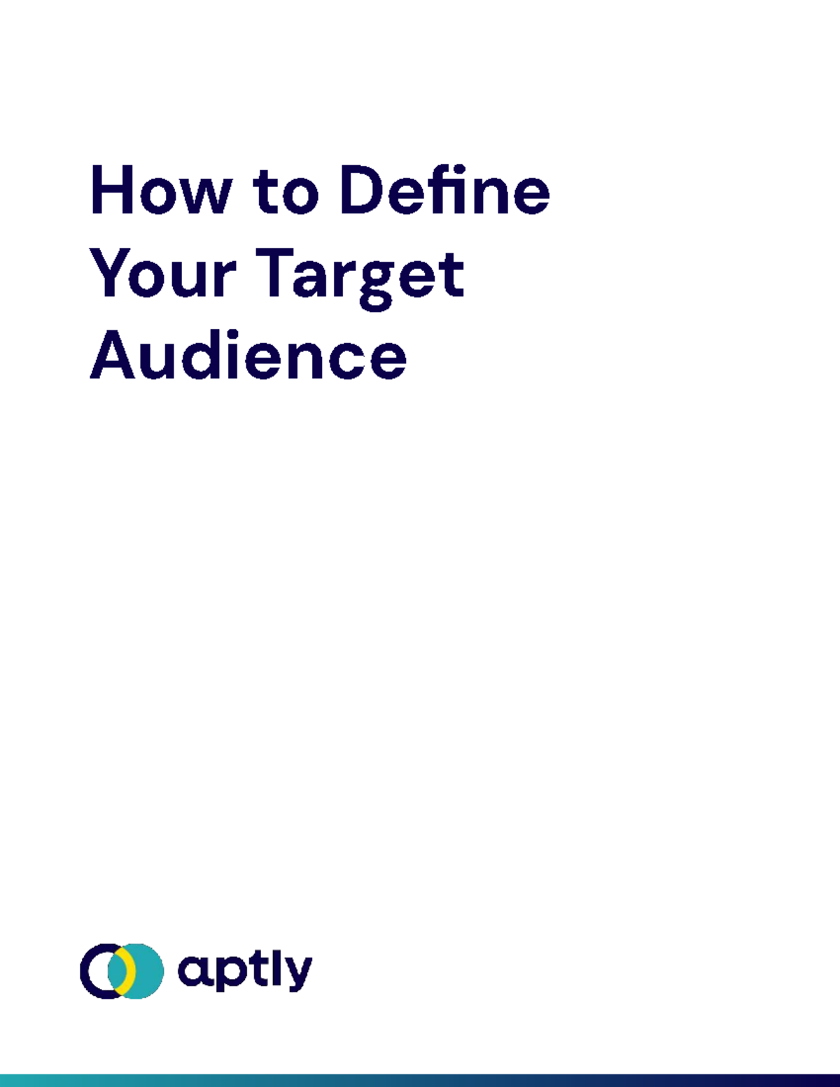 How to Define Your Target Audience: Strategies & Tools - Studocu