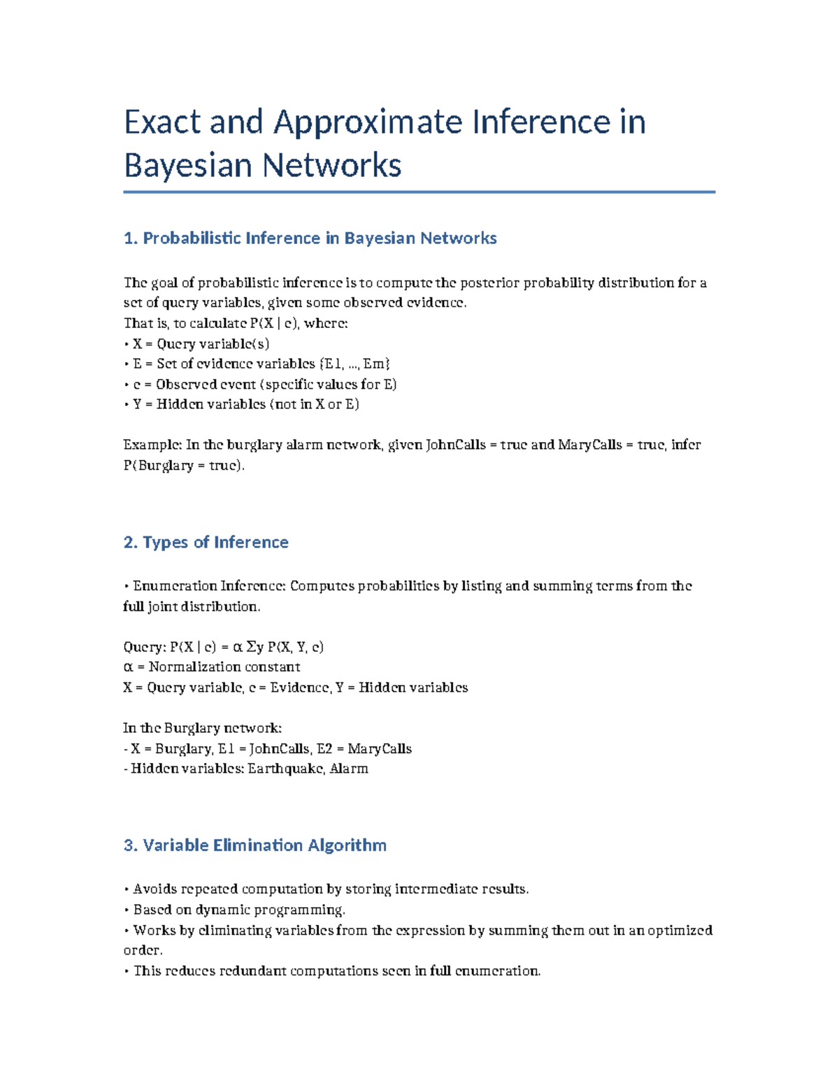 Inference in Bayesian Networks: Complete Guide to Exact & Approximate ...