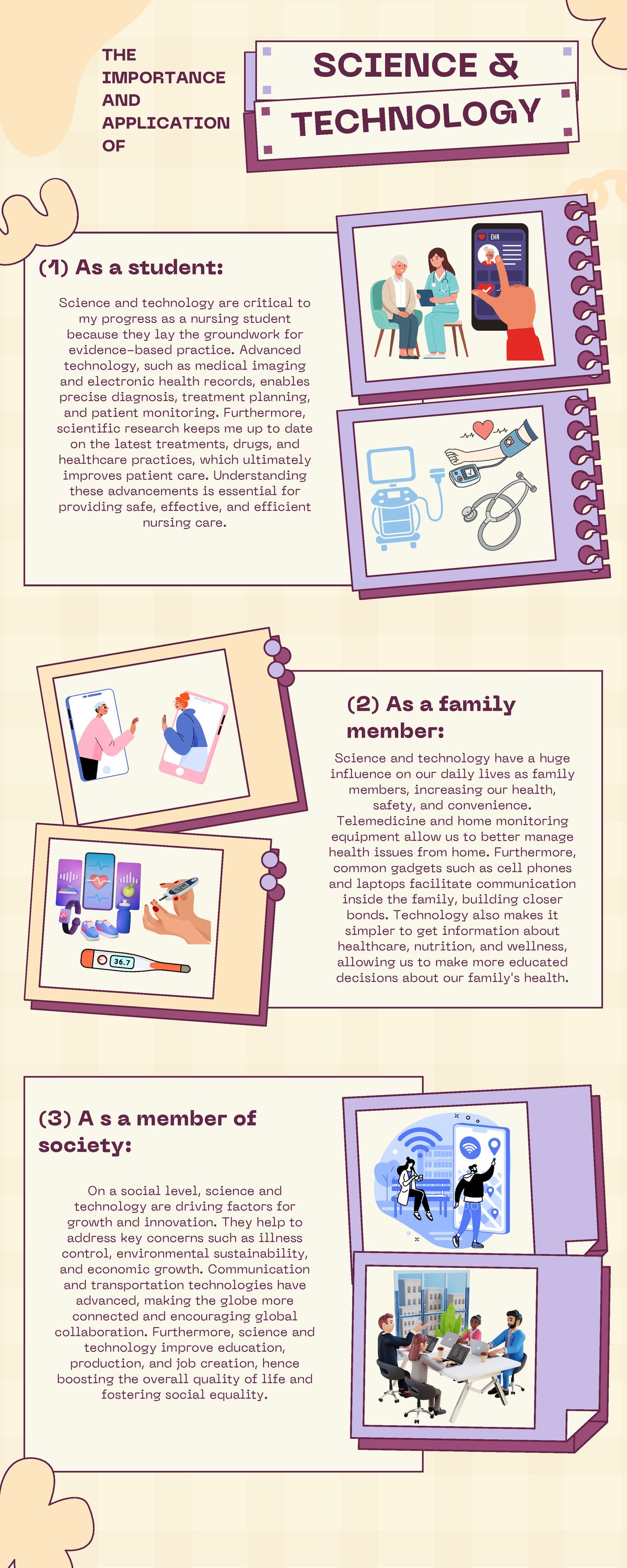 STS Check-In Activity 3: Importance & Application of Science & Tech ...
