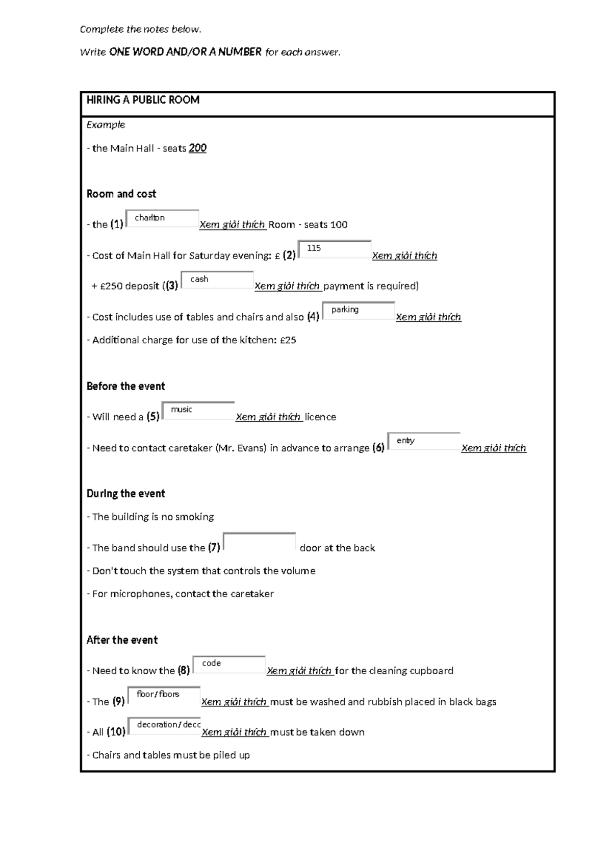 D3 - Essential Notes for Hiring a Public Room and Farm Visit - Studocu