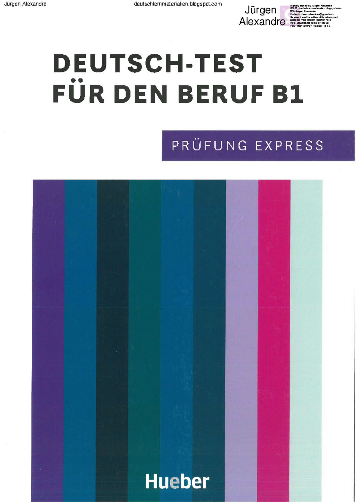 B1 Prufung Test 2022 Pdf