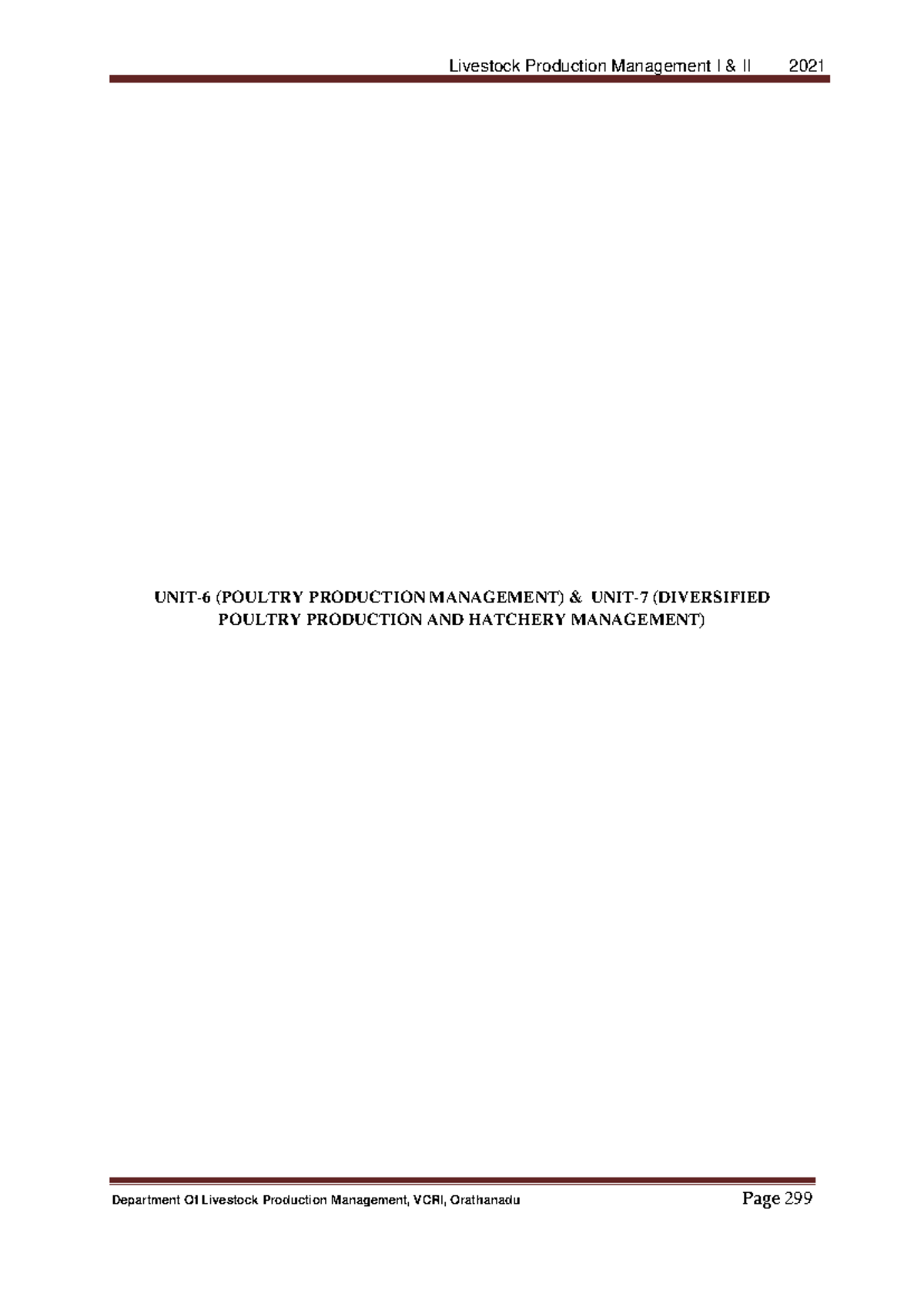 Poultry Production Management I II 2021: Comprehensive Study Notes ...