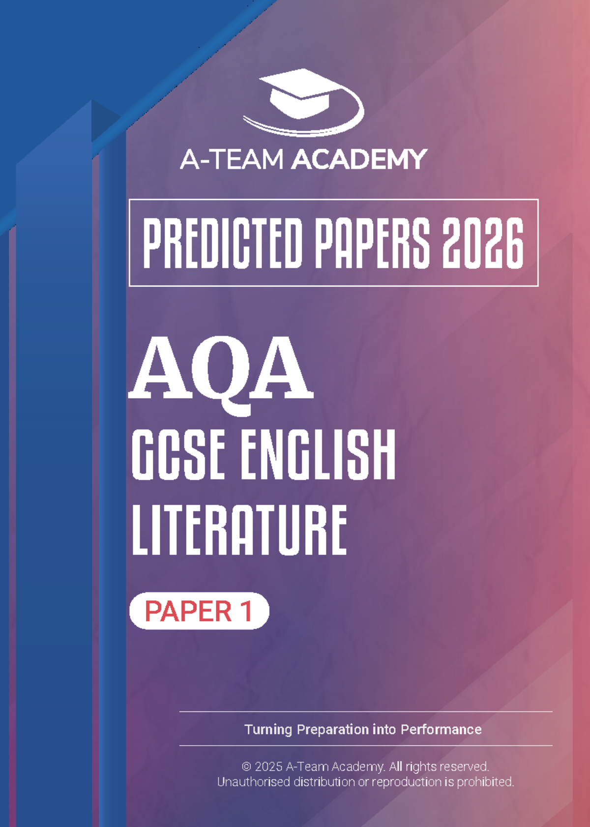 AQA GCSE English Literature Paper 1: Predicted Questions 2026 - Studocu