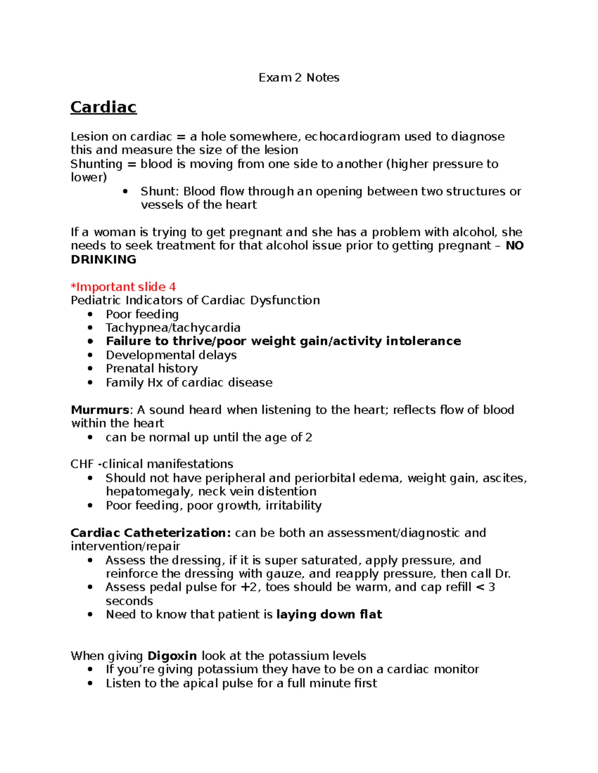 Peds 3600 Exam 3 Notes: Key Topics & Interventions for Pediatric Care ...