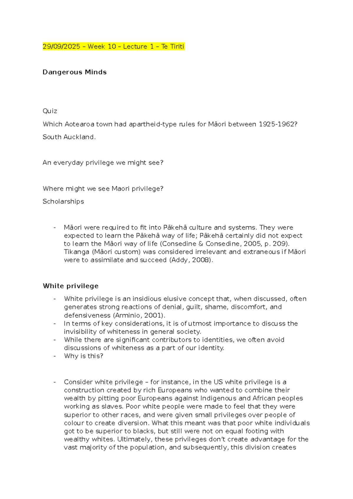 W10-L1: Week 10 Lecture 1 - Understanding Māori Privilege and Whiteness ...