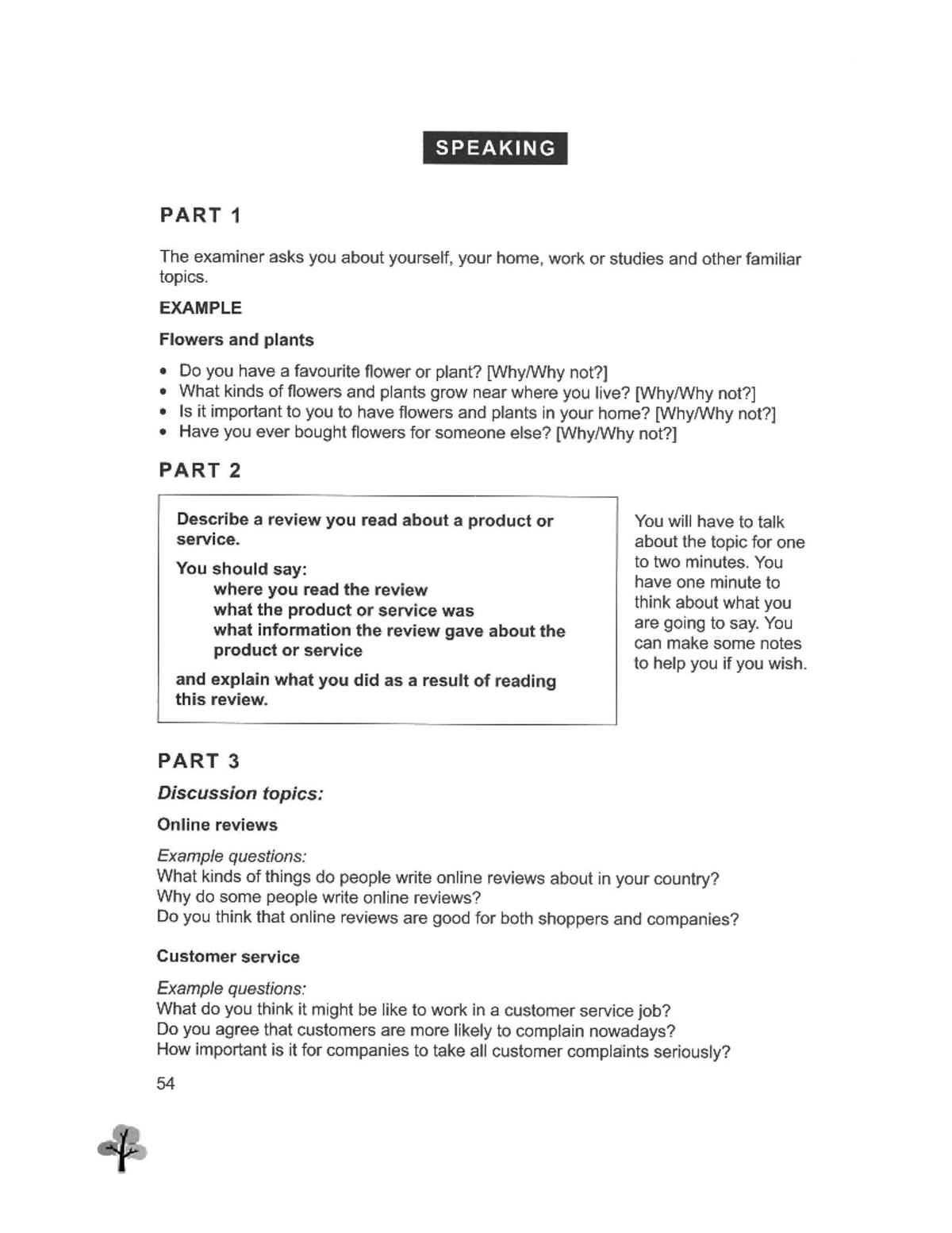 SPEAKING PART 1-3: IELTS Test 2 - NIVEL 1 Overview and Discussion ...