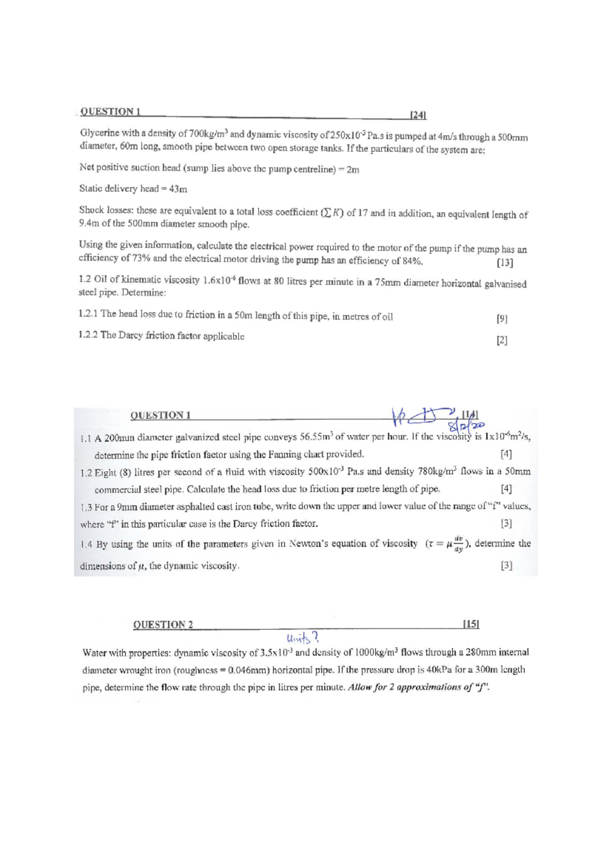 FRICTION FACTOR CALCULATIONS FOR PIPE FLOW - ENG 101 FINAL EXAM - Studocu