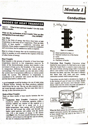 Mechanics of Machiner - Heat and Mass Transfer - Studocu