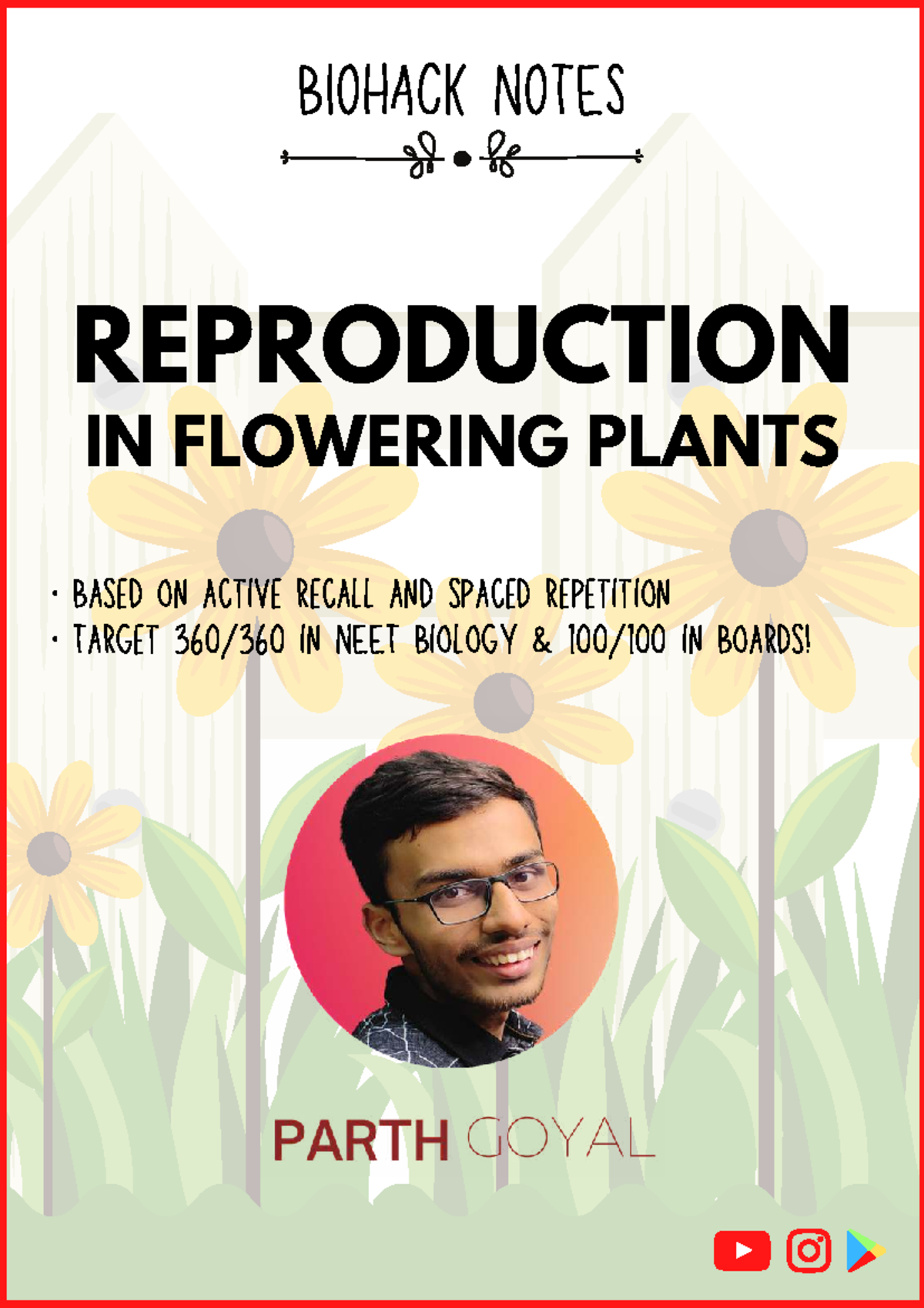 BIOHACK NOTES: REPRODUCTION IN FLOWERING PLANTS (NEET) - Studocu