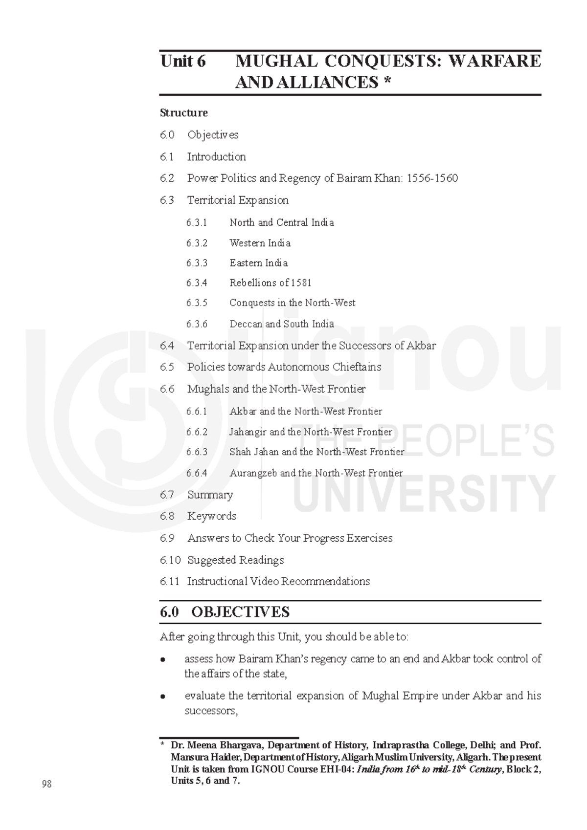 MUG-04: Mughal Conquests and Territorial Expansion in Unit 6 - Studocu