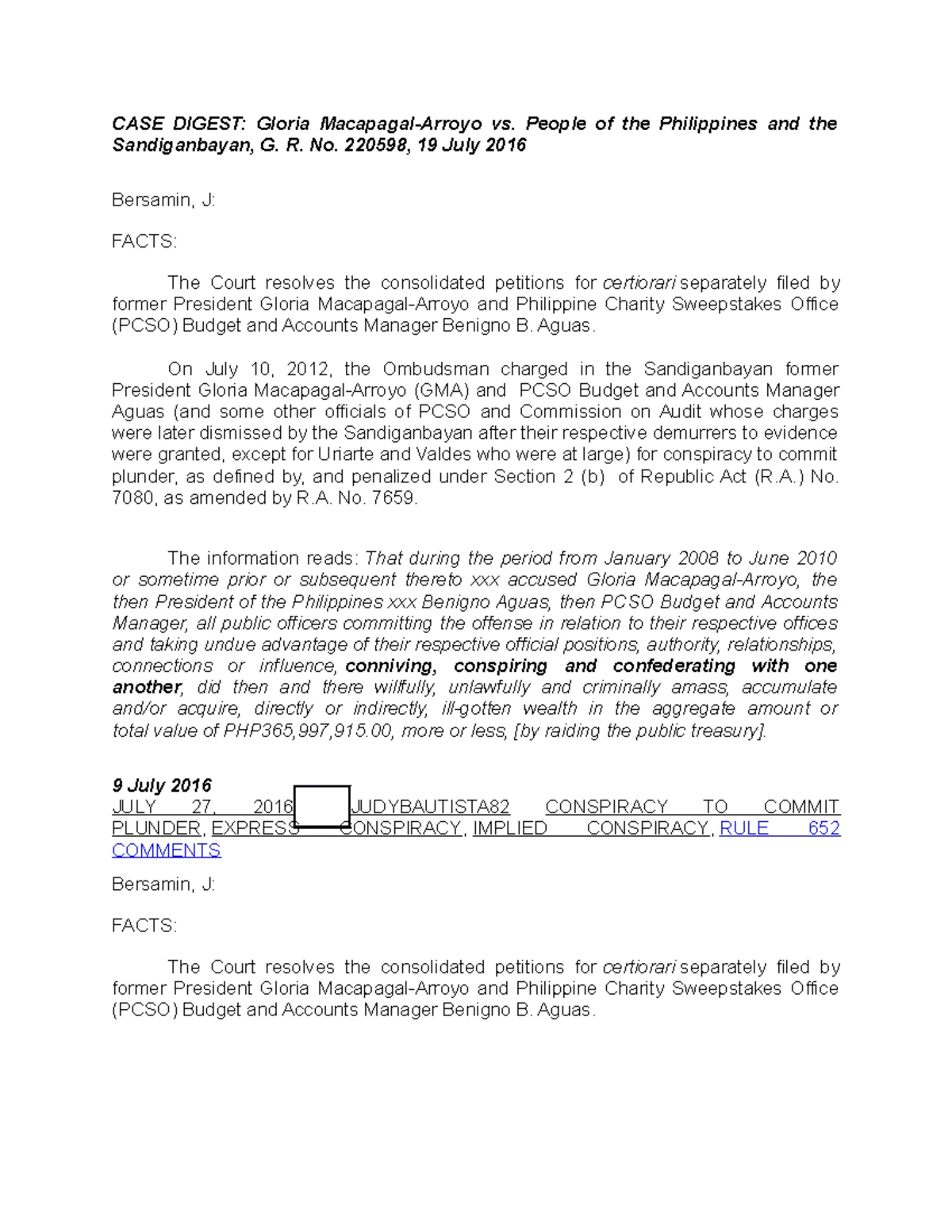 Consti 2 Final Exam Digest: Key Cases and Rulings Summary - Studocu