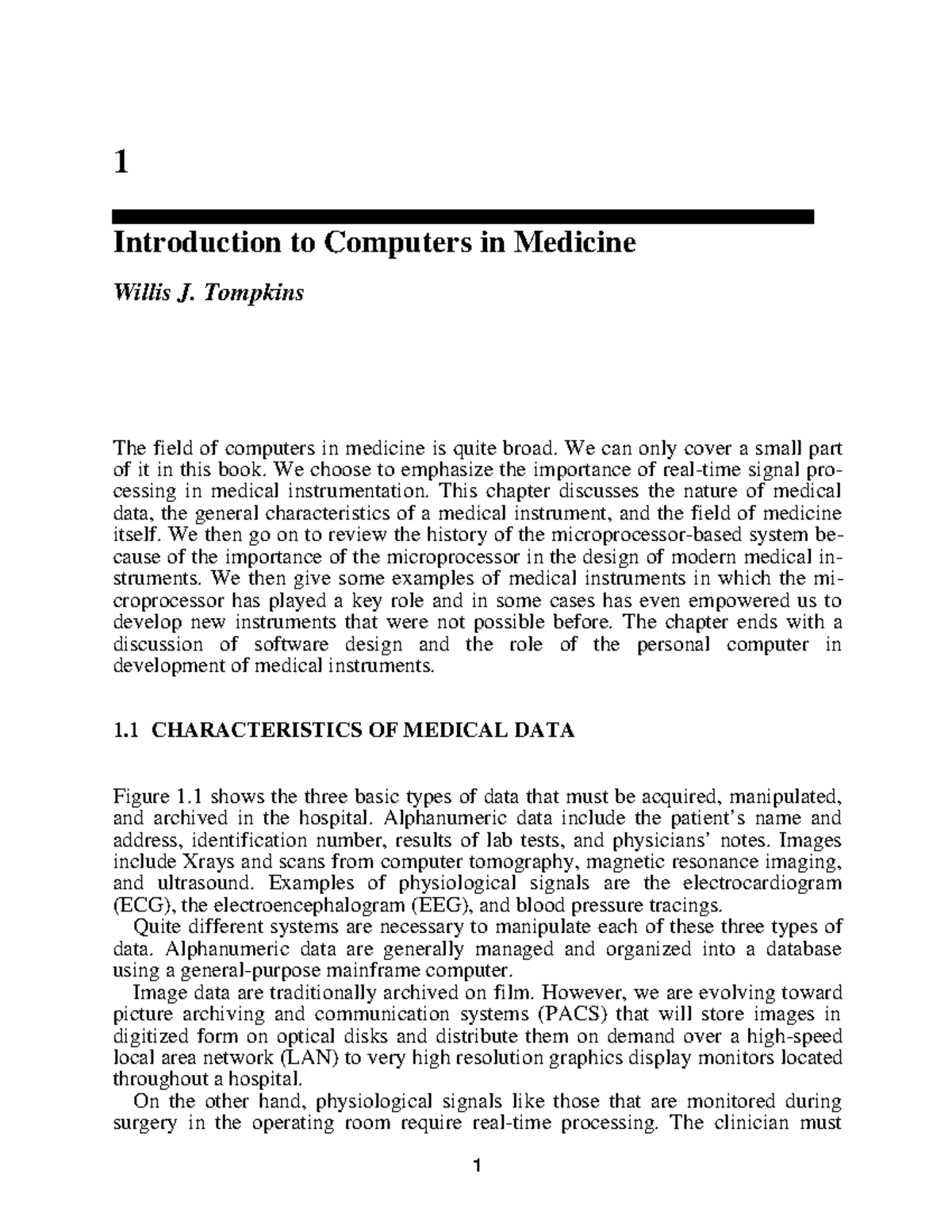 UNIT 5 Medical MCT Notes: Introduction to Computers in Medicine - Studocu