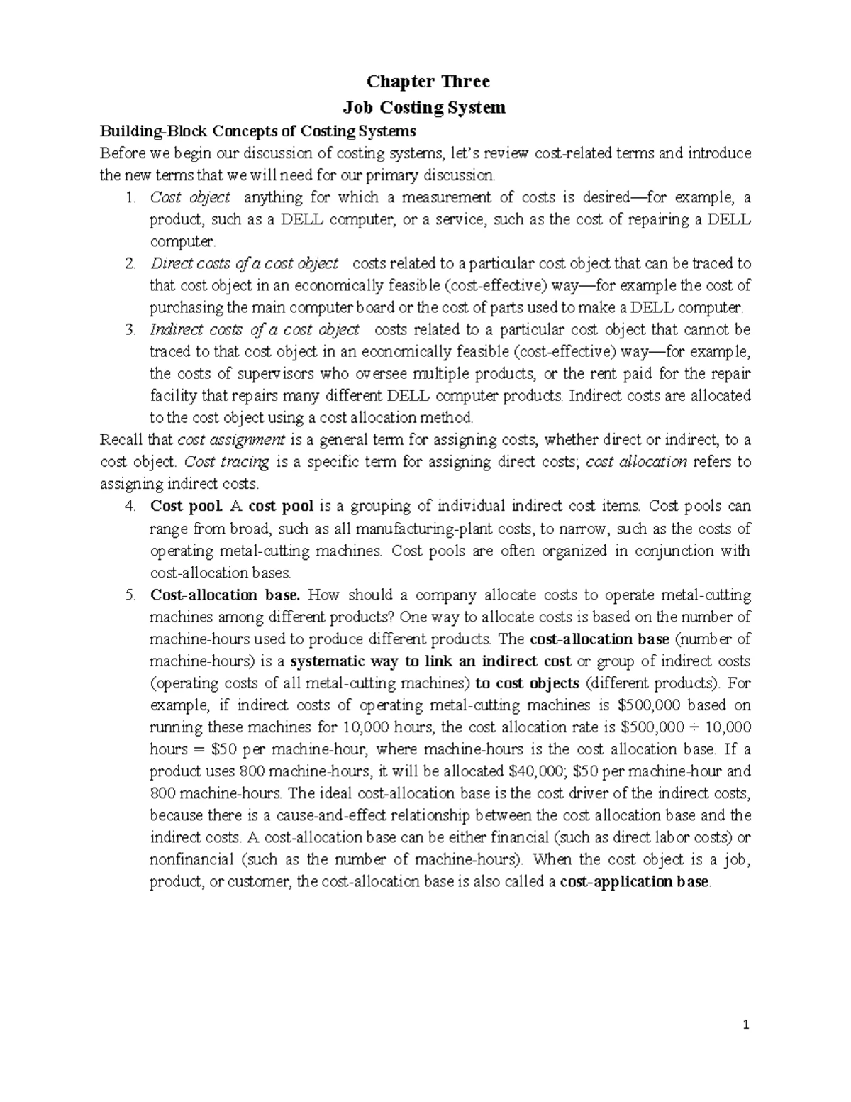 Chapter 3 Part 2 - Cost Management: Process Costing Explained - Studocu