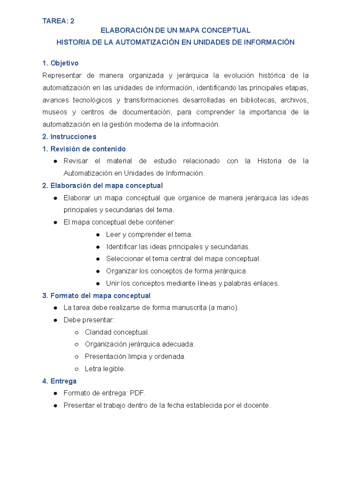 TAREA 2: Mapa Conceptual sobre Historia de la Automatización - Studocu