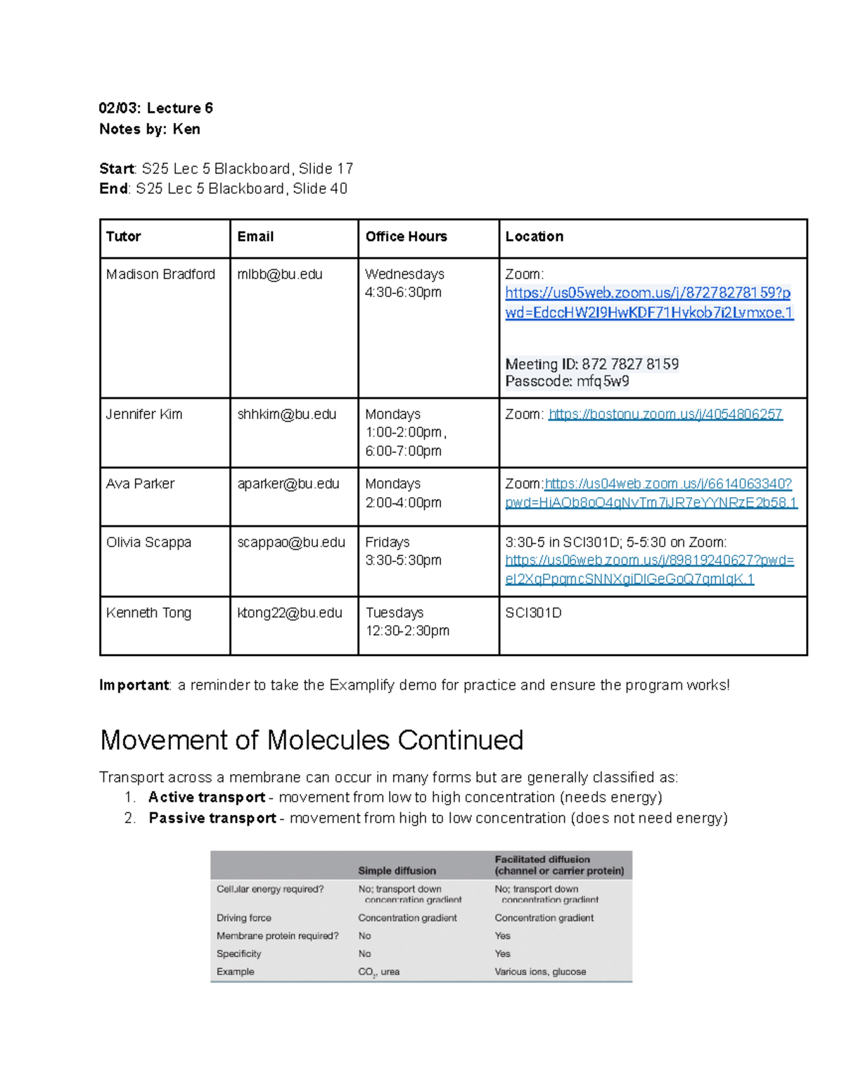 Cell Structure and Function Overview - SCI301D Lecture Notes - 02/03 ...