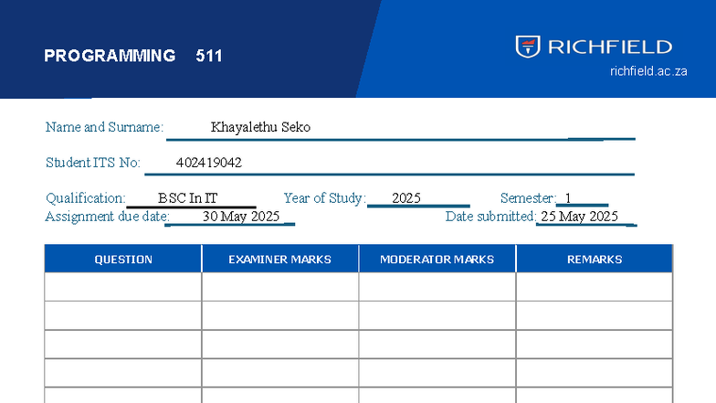 Programming 511: Assignment on Python Functions and Inventory ...