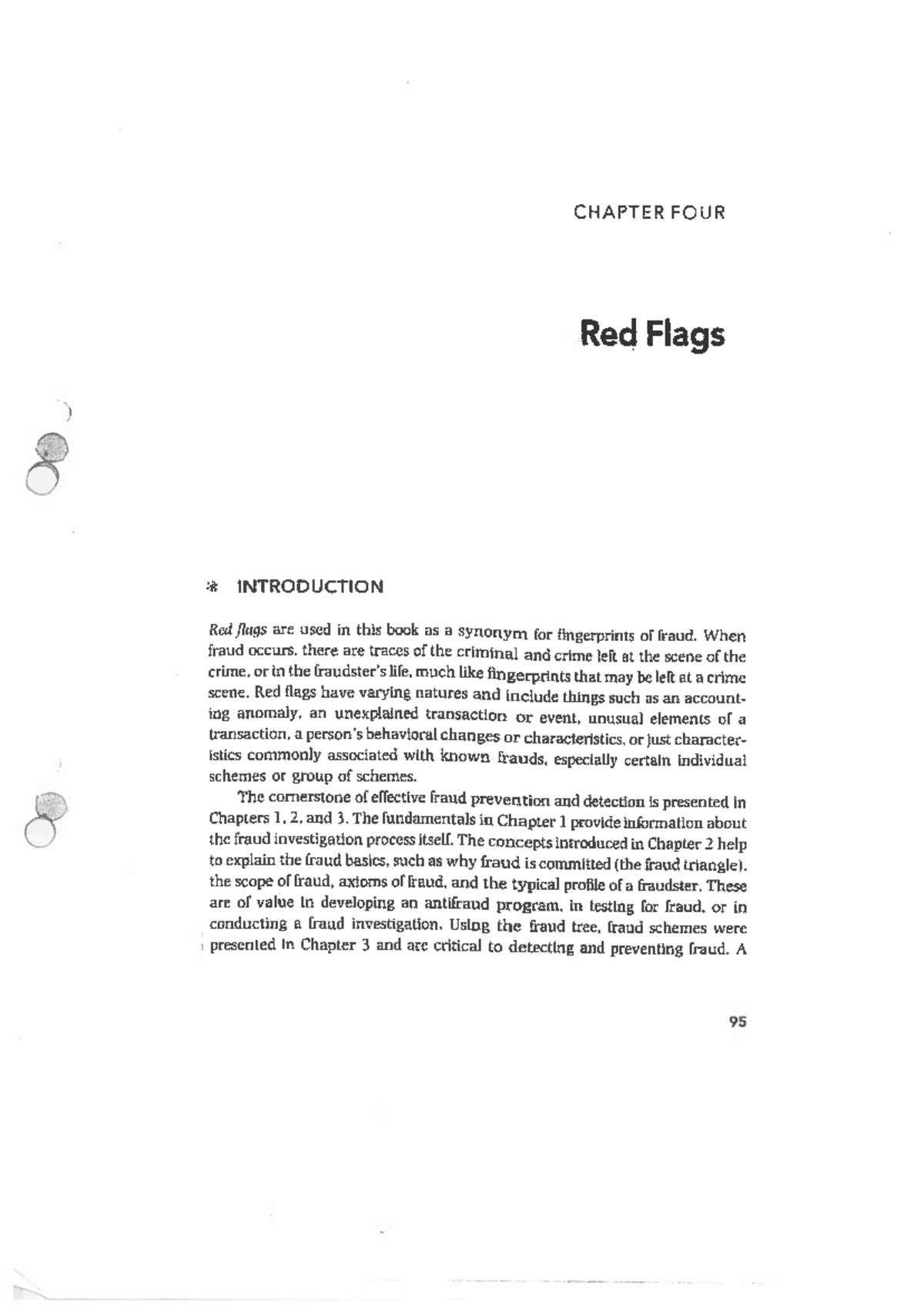 Red Flags for Fraud Detection: Key Indicators and Analysis - Studocu