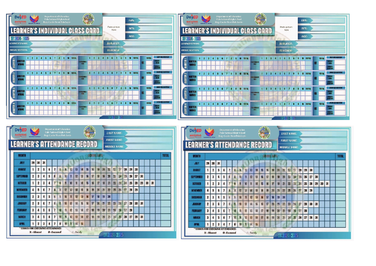 Learners-individual-record - is DeTED Department of Education DepED ...
