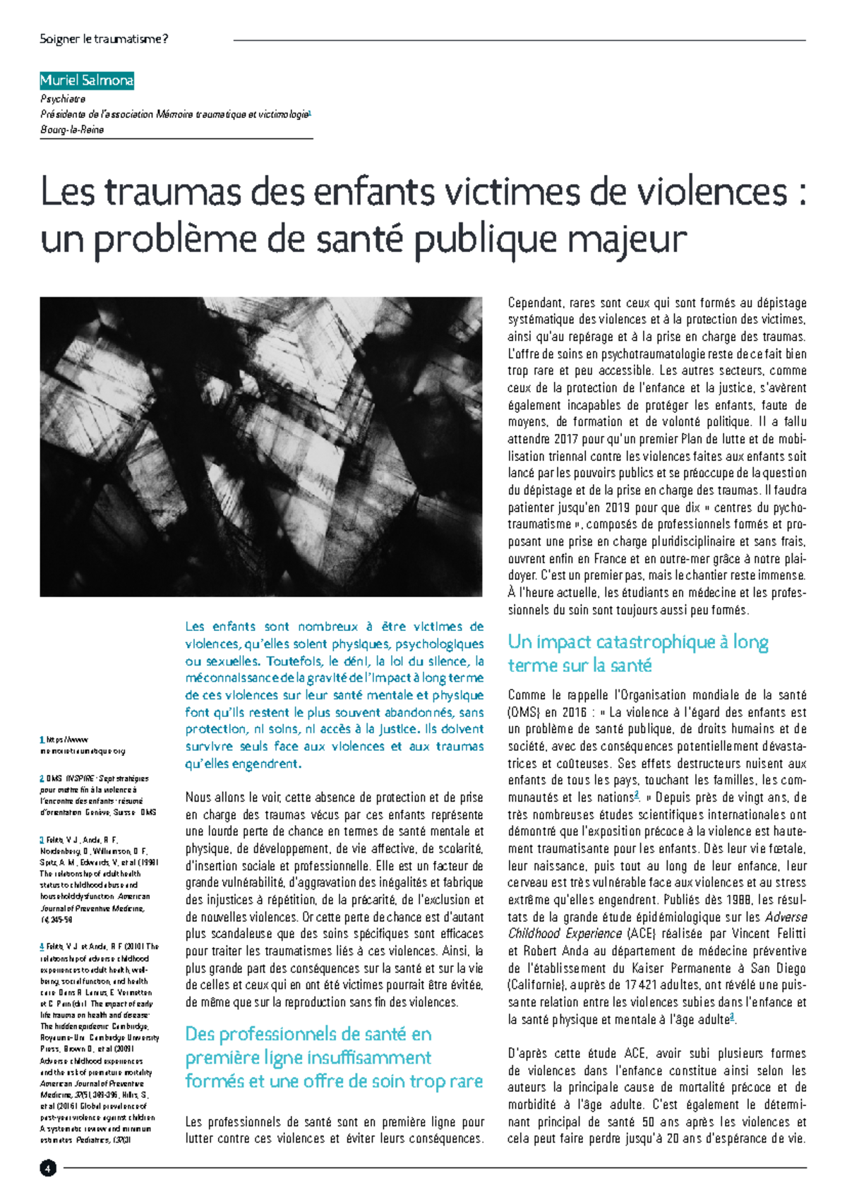 Les traumas des enfants victimes de violences : un enjeu de santé ...