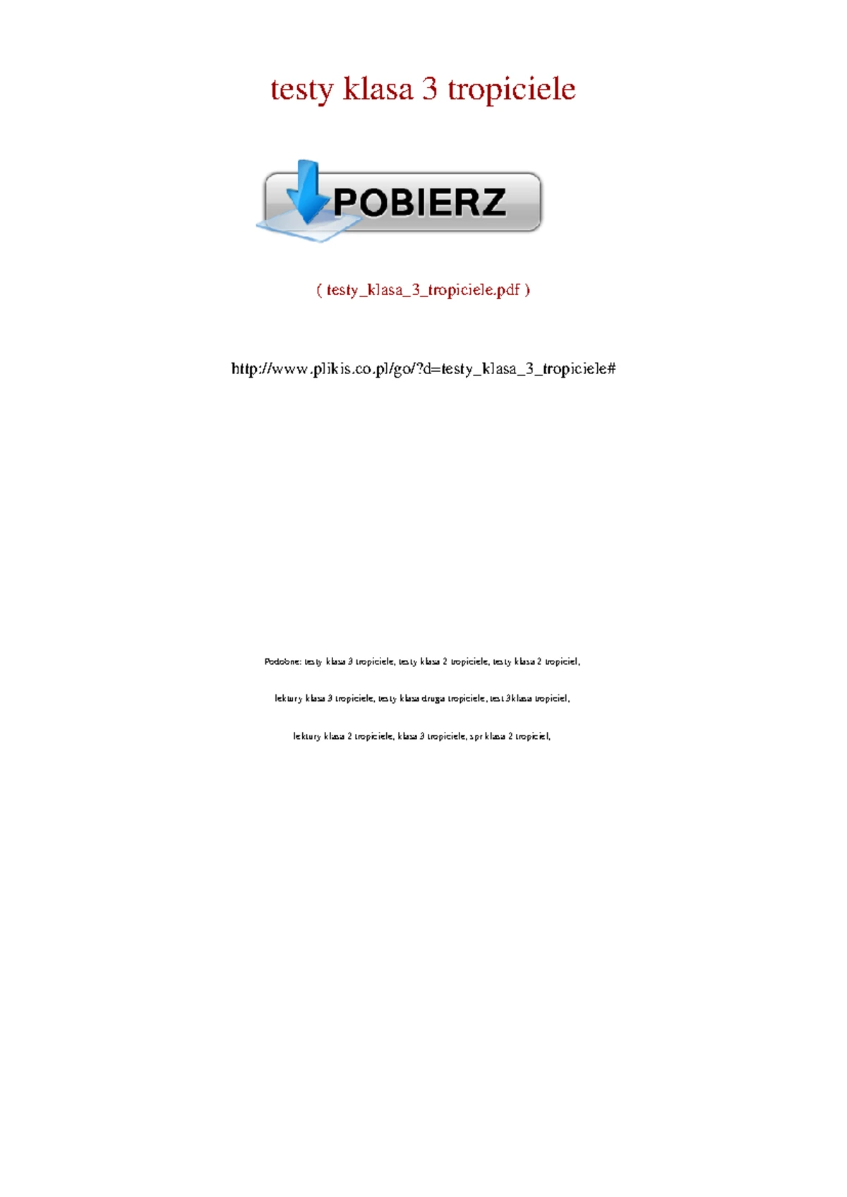Test podsumowujący V rozdział Baśniowe krainy - Nowe Słowa na start! 4