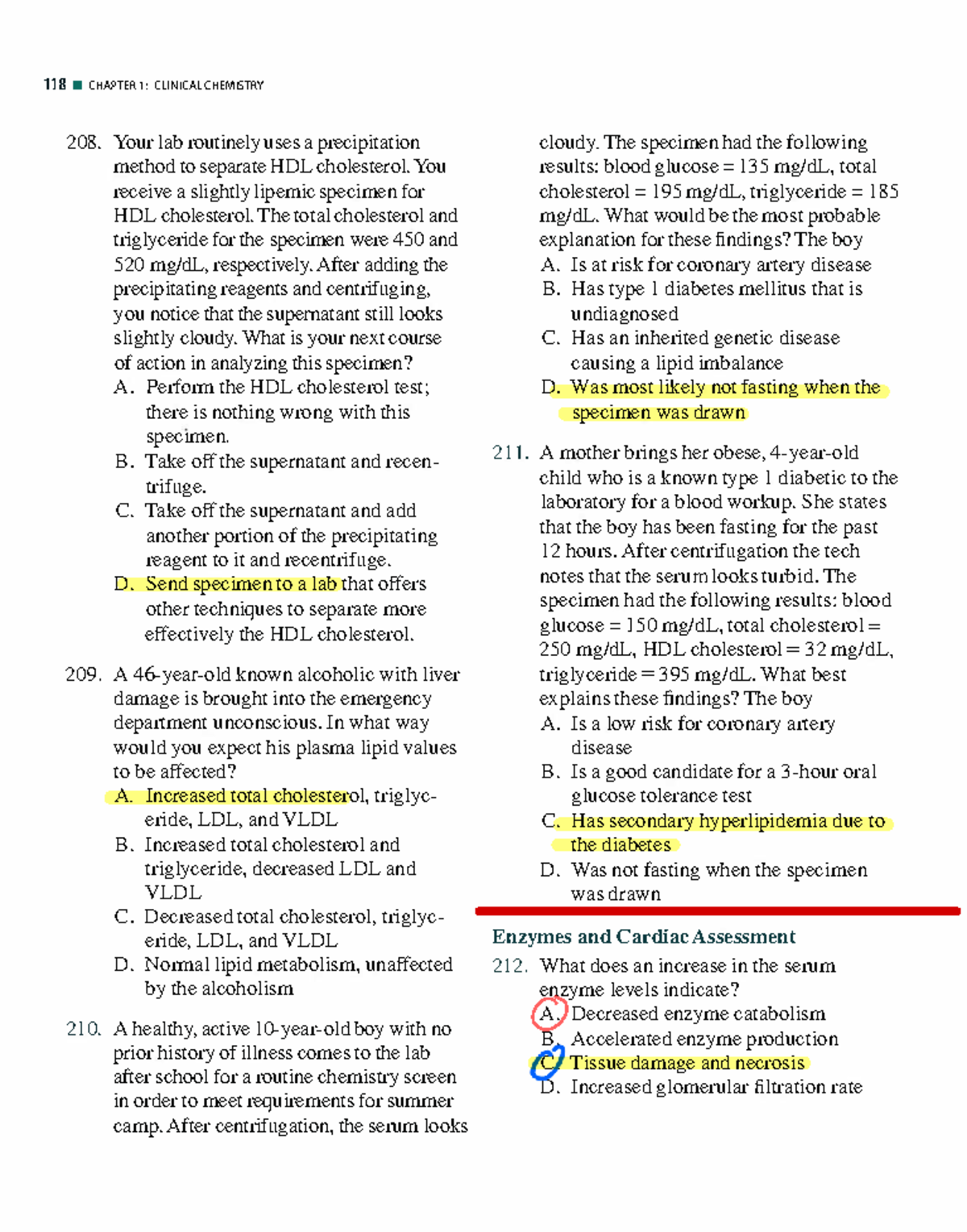 Harr Cillua CC2 Clinical Chemistry Review Questions and Key Concepts ...
